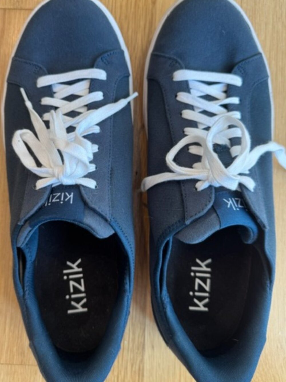 Kizik Navy Canvas Hands-Free Sneakers Men’s 12